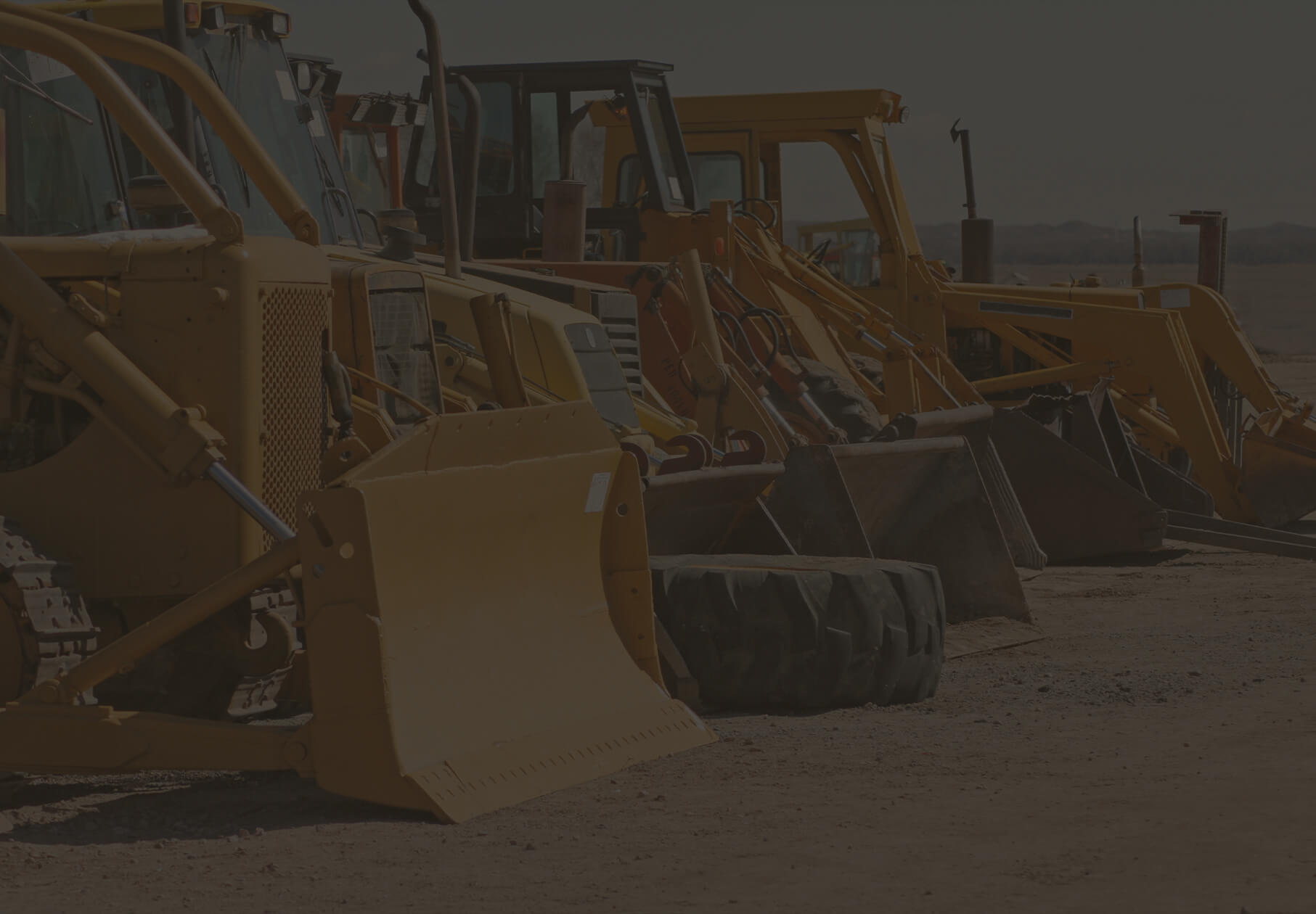 Dozers & Excavators Lineup at Auction